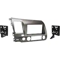 Metra - Dash Kit for Select 2006-2011 Honda Civic DIN DDIN - Black - Front_Zoom
