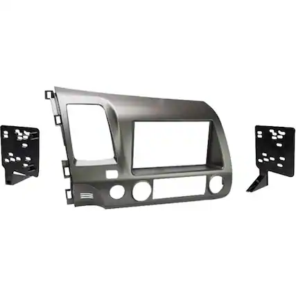 Front. Metra - Dash Kit for Select 2006-2011 Honda Civic DIN DDIN - Black.