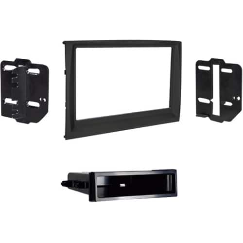 Front. Metra - Dash Kit for Select 2017-2022 Kia Sportage DIN - Black.