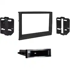 Front. Metra - Dash Kit for Select 2017-2022 Kia Sportage DIN - Black.