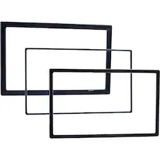 Front. Metra - Dash Trim Ring for Select 2005-2019 Isuzu NPR/NQR/NRR - Black.