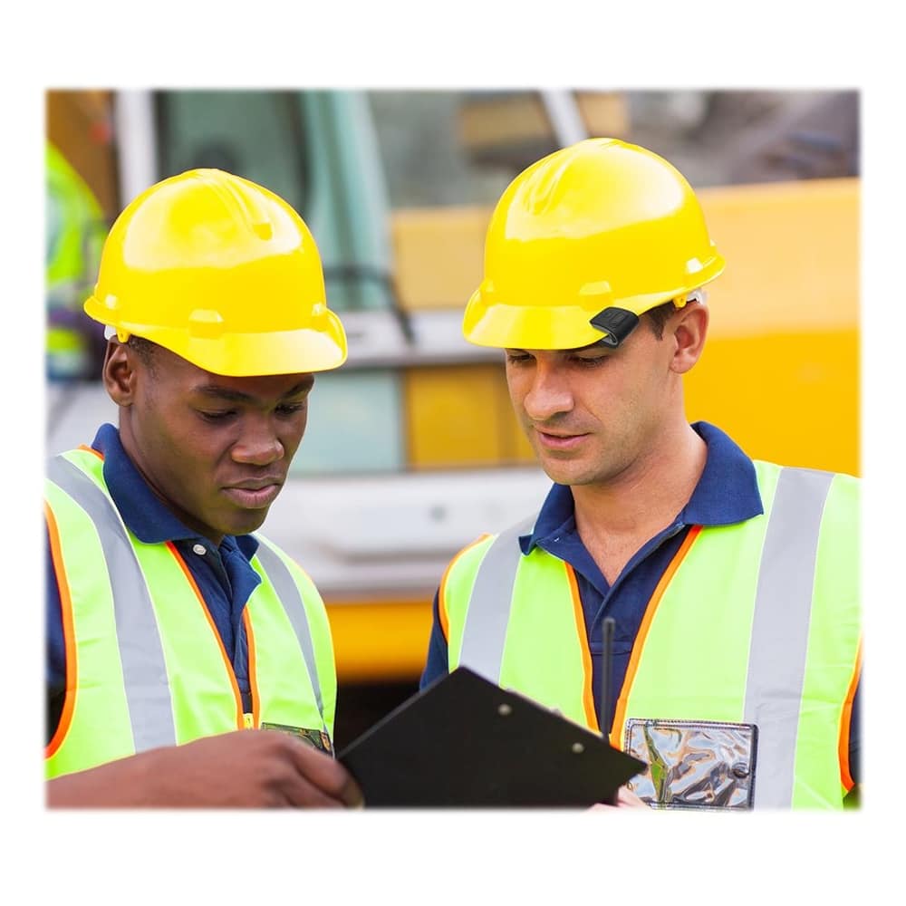 Hard hat with bluetooth 2024 speakers