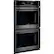 Angle. Frigidaire - 30" Built-In Double Electric Wall Oven - Black stainless steel.