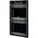 Left. Frigidaire - 30" Built-In Double Electric Wall Oven - Black stainless steel.