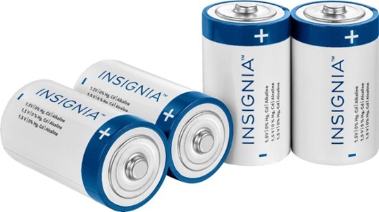 Insignia™ D Batteries (4-Pack) NS-CB4D - Best Buy