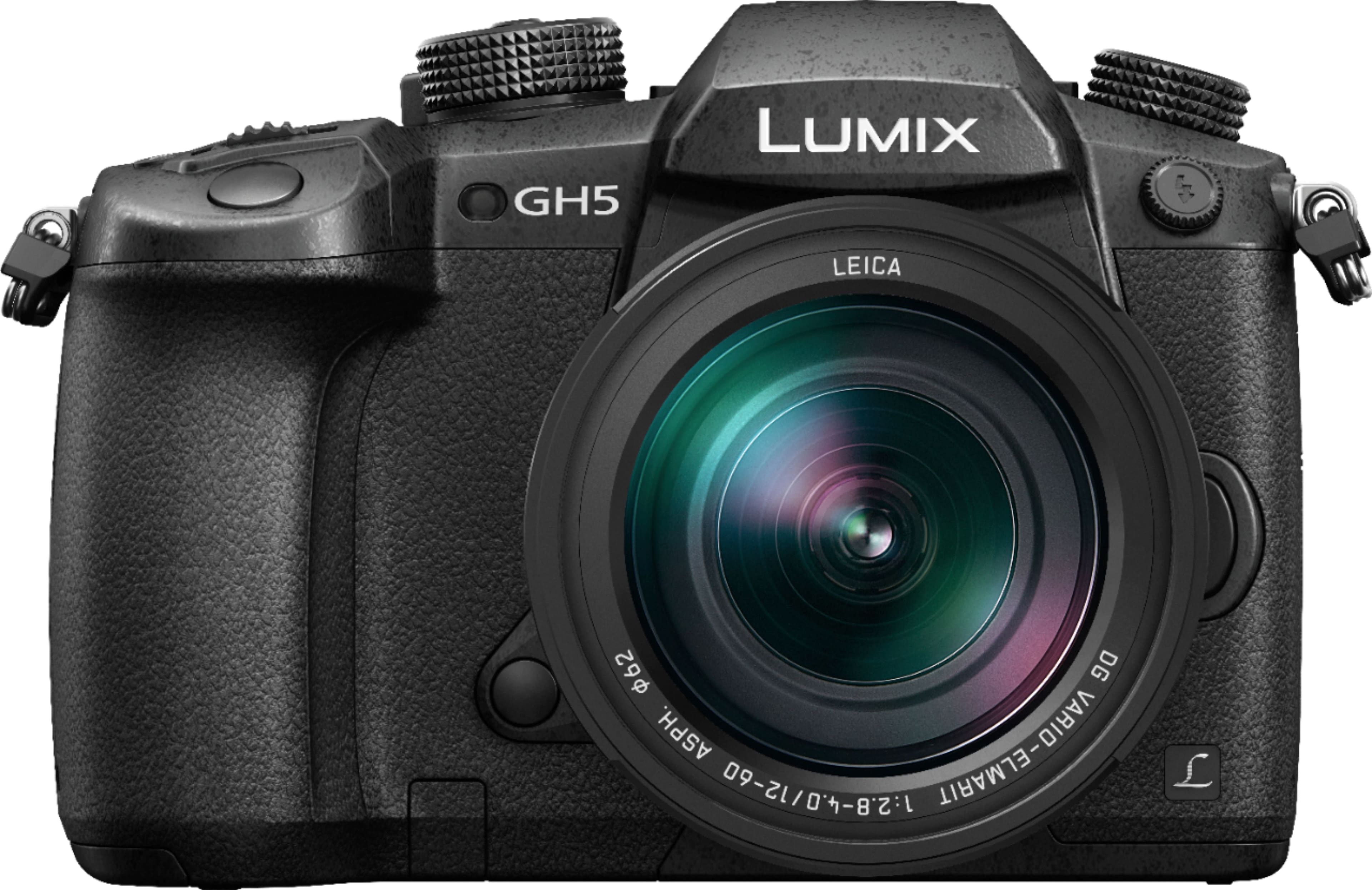 Panasonic LUMIX GH5 4K Digital Camera, 20.3 Megapixel Mirrorless Camera  with Digital Live MOS Sensor, 5-Axis Dual IS 2.0, 4K 4:2:2 10-Bit Video