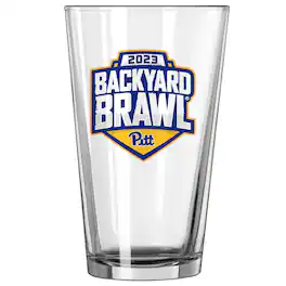 Logo Brands - Pitt Panthers 2023 Backyard Brawl 16oz. Pint Glass - Multicolor