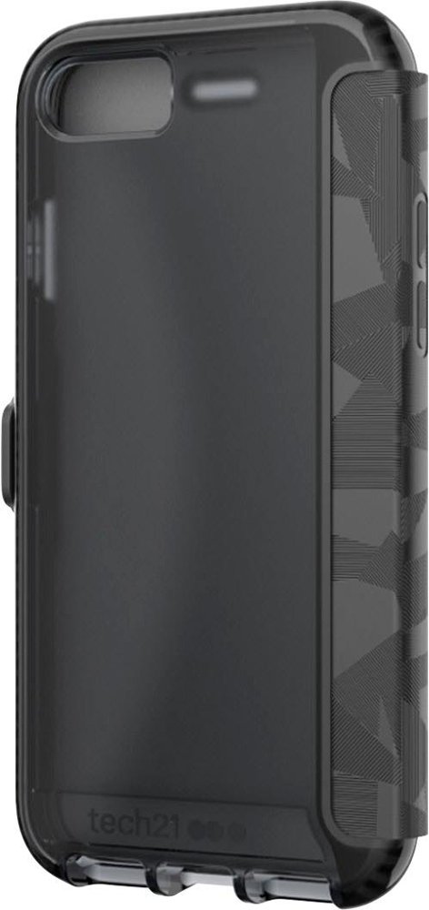 evo wallet case for apple iphone 7 and 8 - black