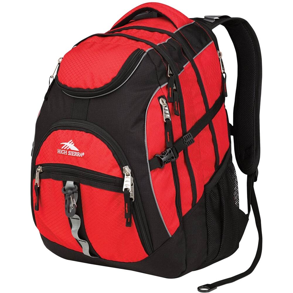 Best Buy: High Sierra Laptop Backpack Crimson black 53671-0924