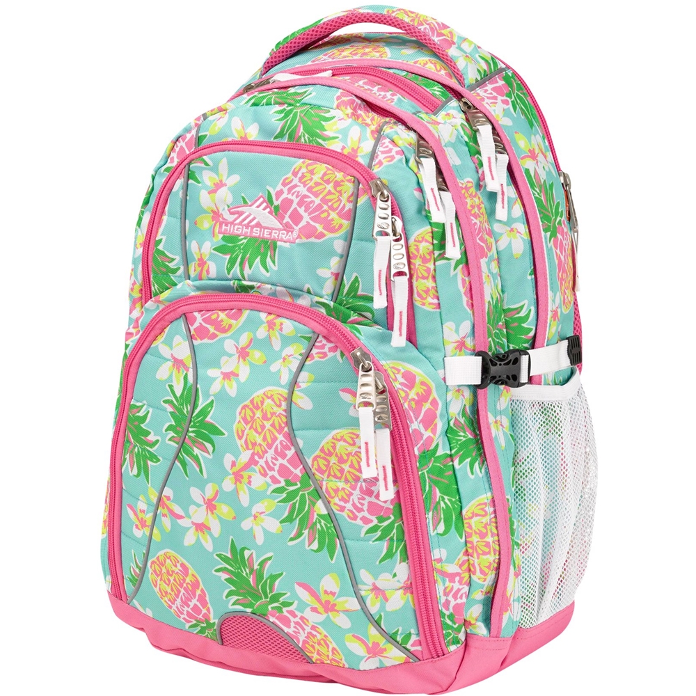 MISTHO Upside Down Pineapple Funny Swinger 17 Inch Laptop Backpack Adult  Shoulder Travel Daypack for Travel Work And Hiking