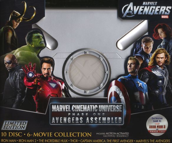  Marvel Cinematic Universe: Phase One - Avengers Assembled [Limited Edition] [10 Discs] [Blu-ray]