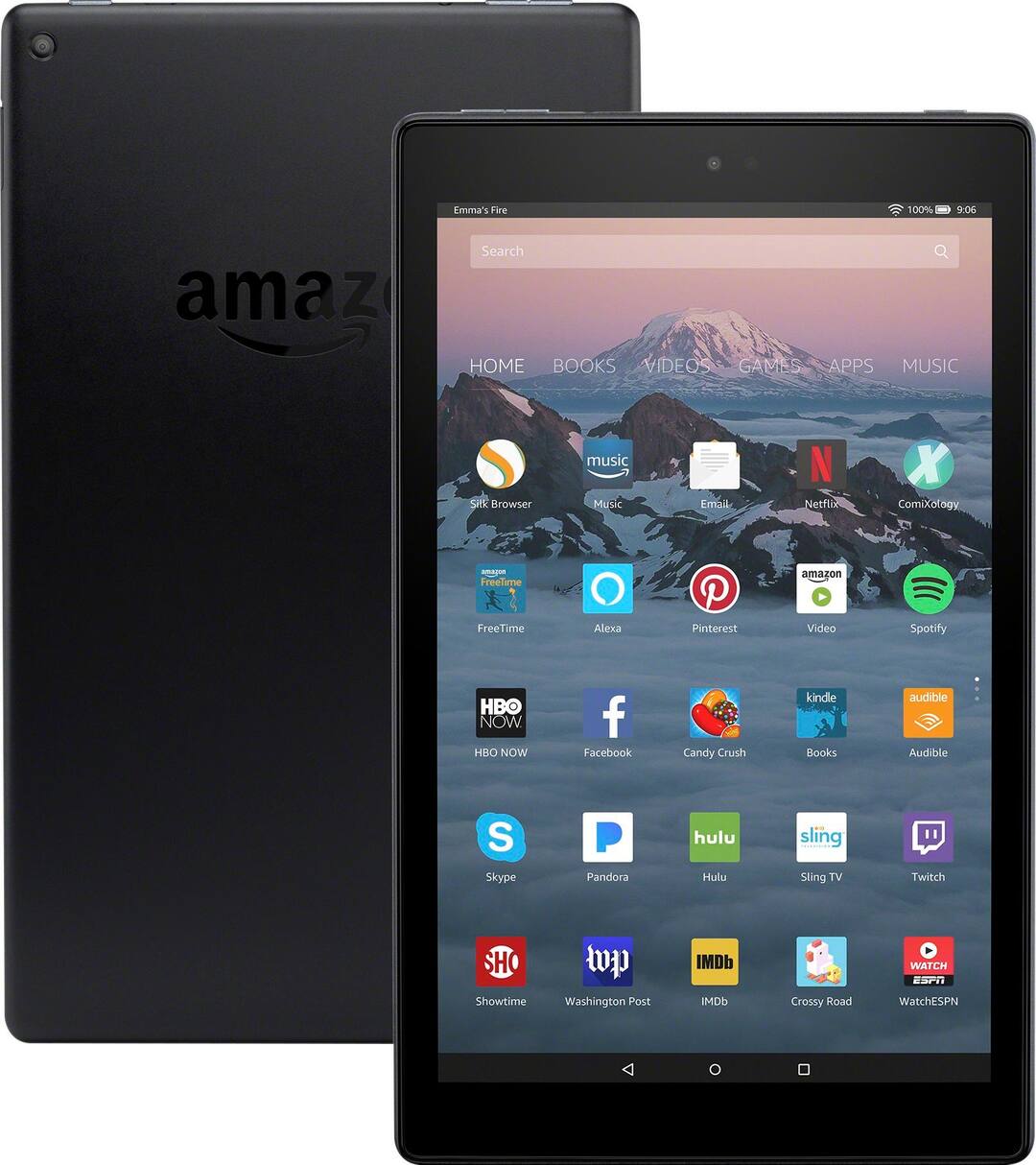 Adhiper Cavo USB-C 100cm Per Tablet Fire HD 10 (9ª Gen) E Fire HD 8 (10ª Gen) - Ricarica Rapida E Sincronizzazione - Resistente E Durevole