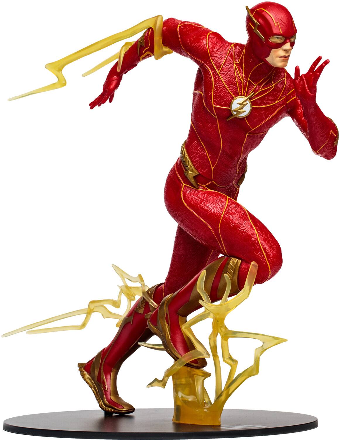 Alt View 1. McFarlane Toys - DC Multiverse - The Flash Movie - The Flash 12" PVC Statue  - COLLECTABLES - Multicolor.