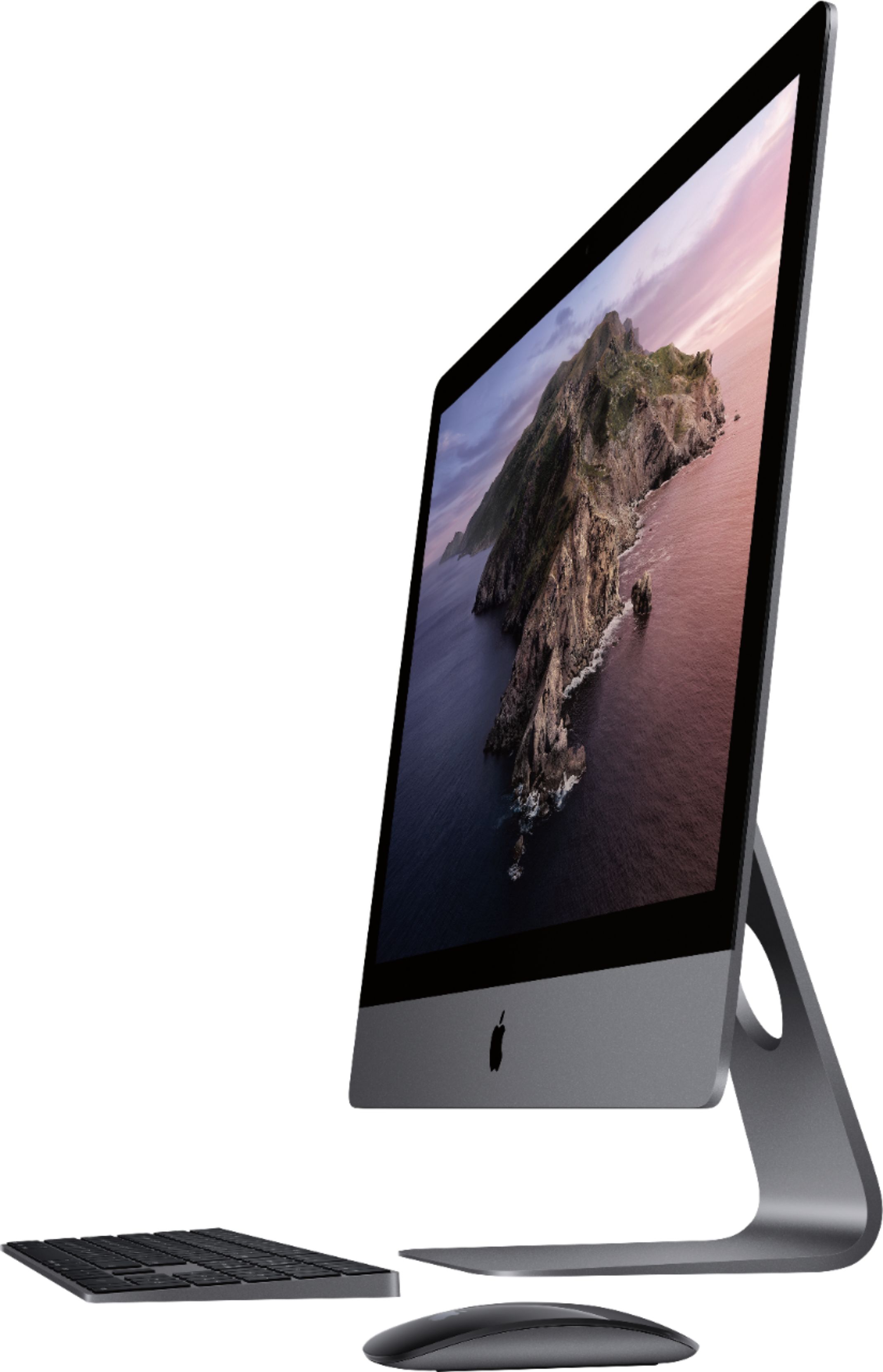 Left View: Apple - 27" iMac Pro with Retina 5K display - Intel Xeon W - 32GB Memory - 1TB Solid State Drive - Black