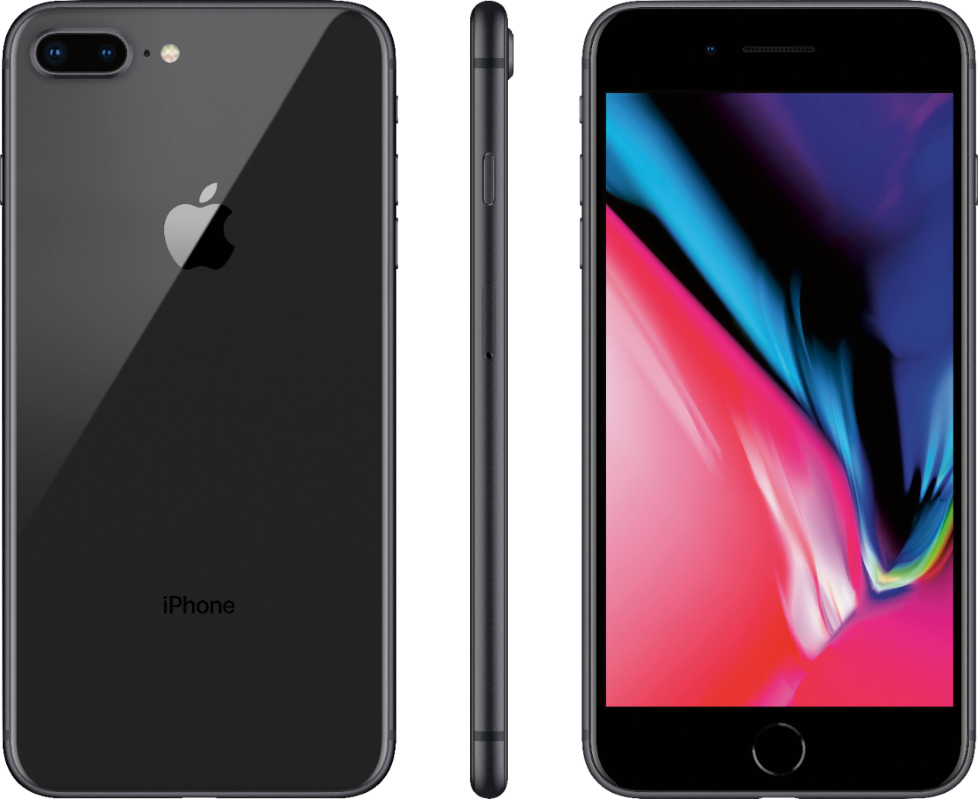 Best Buy Apple IPhone 8 Plus 64GB Space Gray AT T MQ8D2LL A