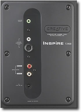 creative labs inspire t2900