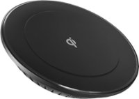 Front Zoom. Insignia™ - 10W Qi Certified Wireless Charging Pad for iPhone - Black.
