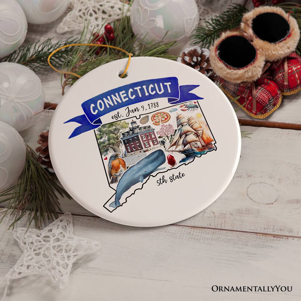CONNECTICUT  
est. Jan 9, 1788  
5th state  

ORNAMENTALLY YOU