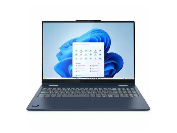 Front. Lenovo - Lenovo IdeaPad 5i Ultra 7 16GB 512GB SSD 16" Touch 2-in-1 Laptop - Slate Blue.