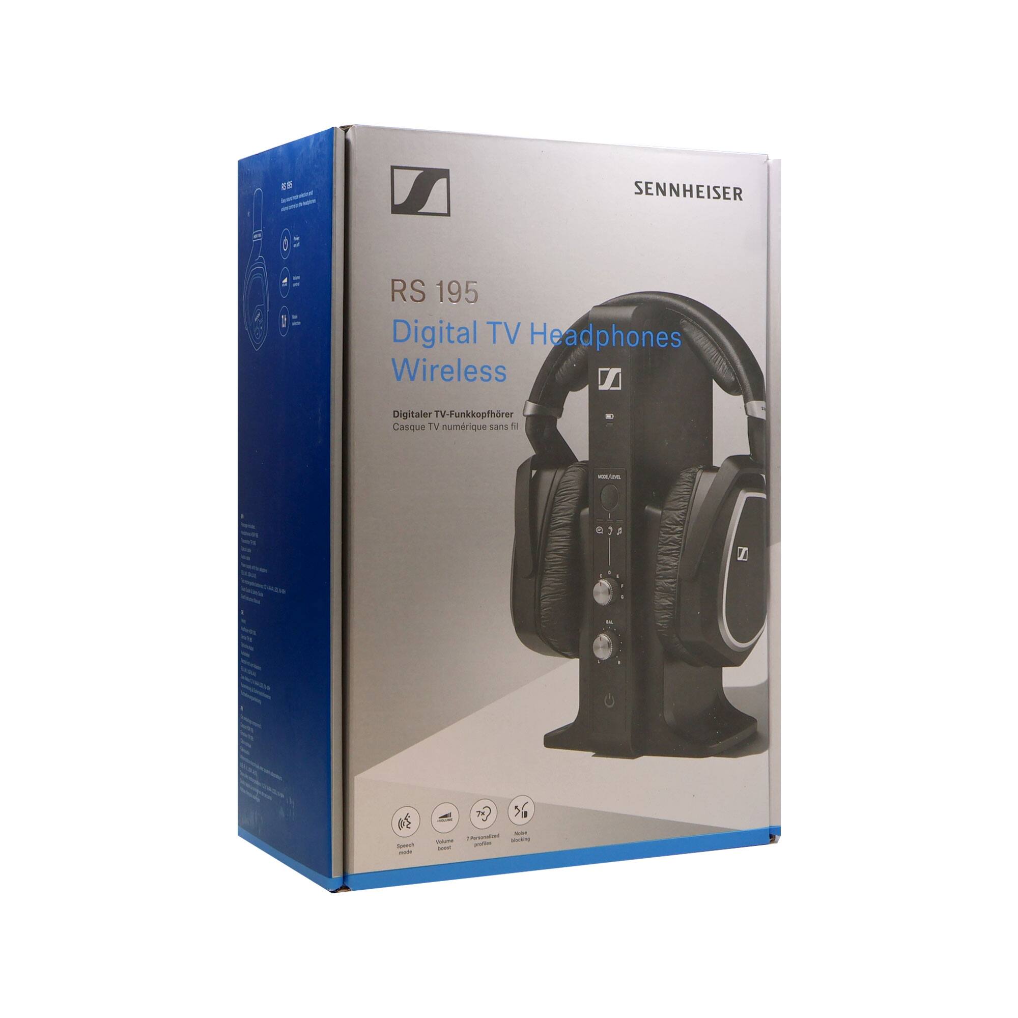 EO : T SENNHEISER RS 195 Digital TV Headphones Wireless V Digitaler TV-Funkkopfhörer Casque TV numérique sans fil