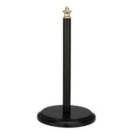 Akicon - Paper Towel Holder Stand for Dining Room Table and Kitchen Countertop - Matte Black & Gold