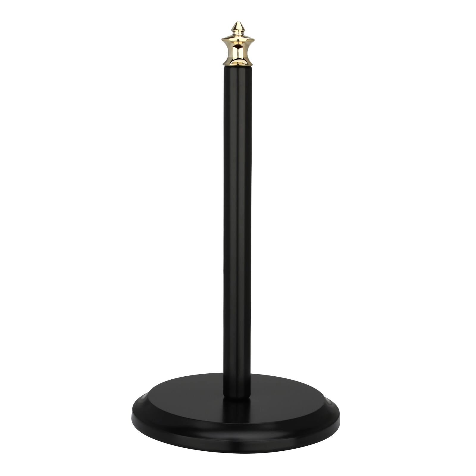 Front. Akicon - Akicon Paper Towel Holder Stand for Dining Room Table and Kitchen Countertop in Matte Black & Gold - Matte Black & Gold.