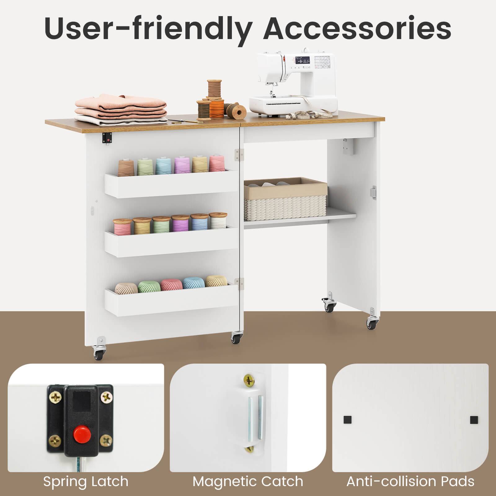 User-friendly Accessories

- Spring Latch
- Magnetic Catch
- Anti-collision Pads