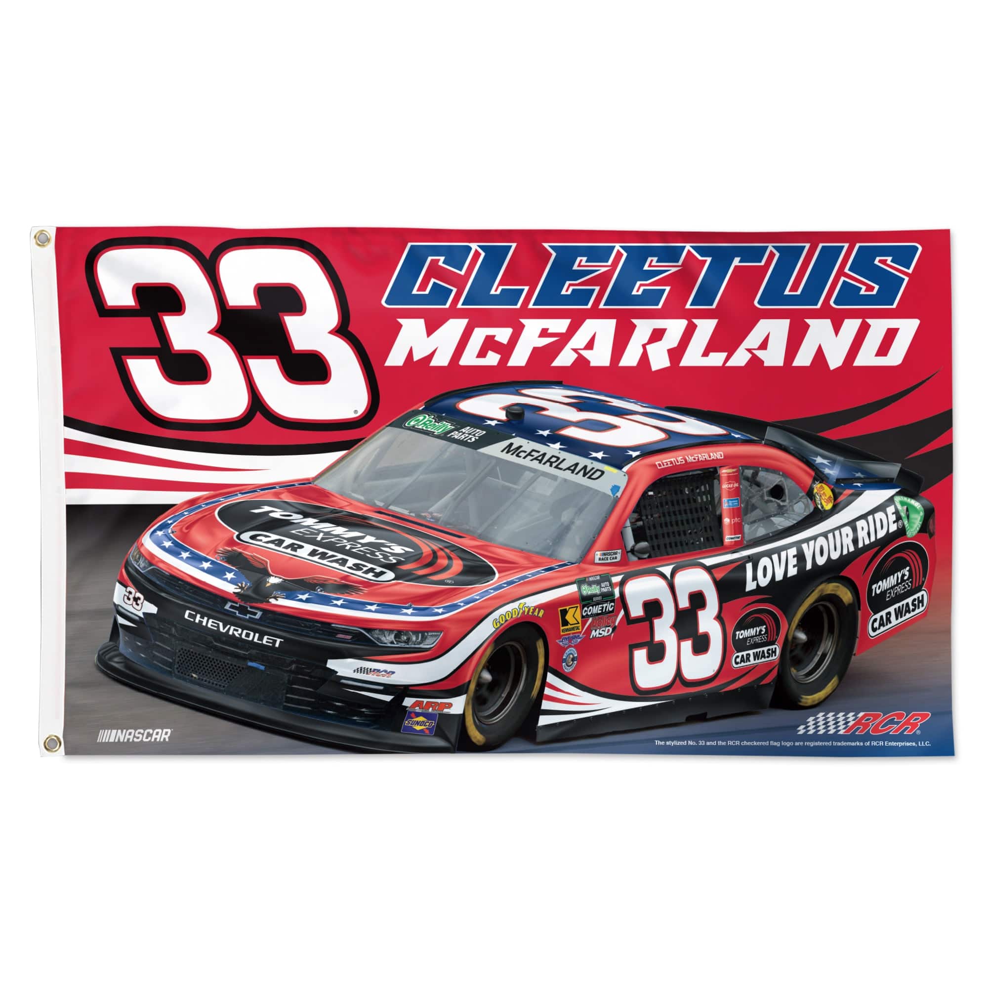 WinCraft - Cleetus McFarland One-Sided 3' x 5' Team Flag - Multicolor price history on PriceWatchPro