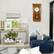 Alt View 5. Bedford Clock Collection - Bedford Clock Collection Golden Oak Chiming Pendulum Wall Clock - Brown.
