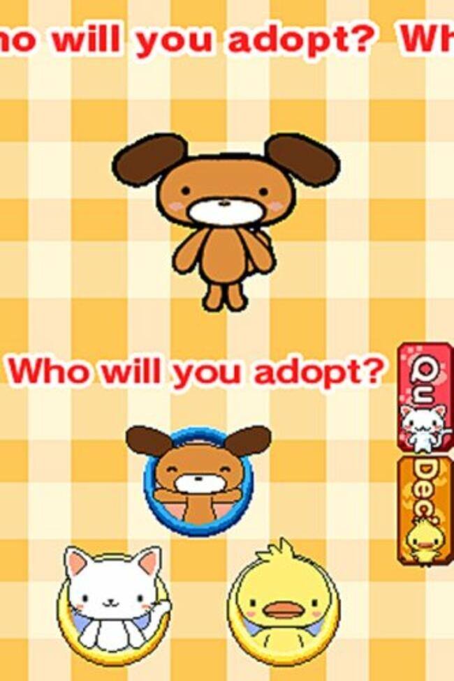 Who will you adopt?  
Who will you adopt?