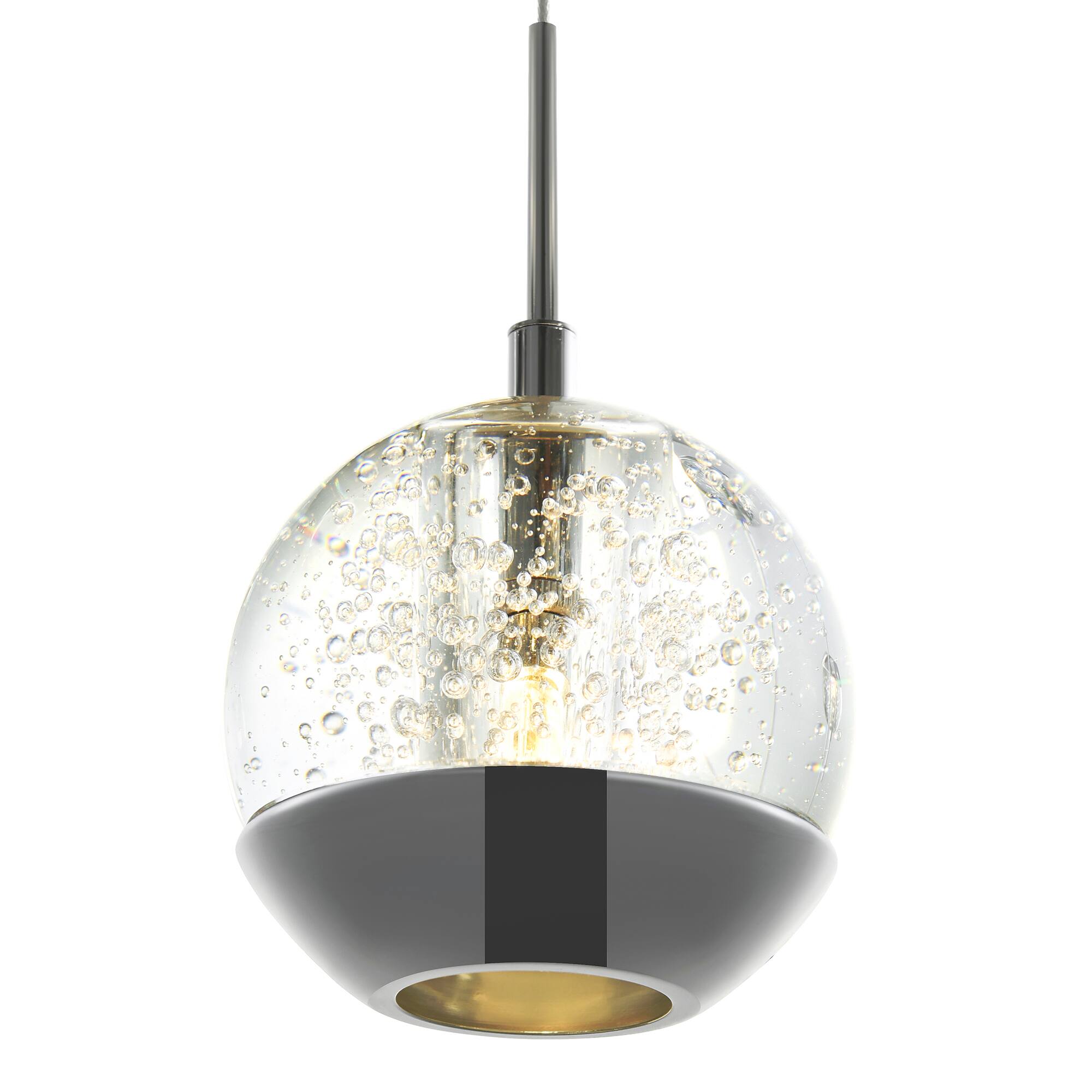 Back. CWI Lighting - Perrier 12 Light Multi Light Pendant With Chrome Finish - Chrome.