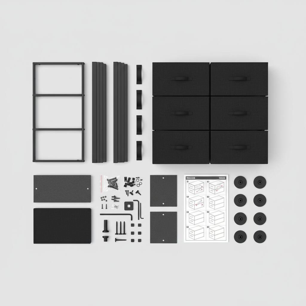 Alt View 1. AOITUN - 8 Drawer Dresser for Bedroom, Tall Fabric Storage Chest, Sturdy Steel Frame Organizer with Wood Top for Closet, Black - Black.