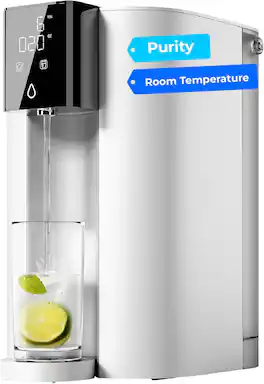 Waterdrop - CoreRO Countertop Reverse Osmosis System, NSF/ANSI 58 & 372 Certified, 6-Stage, Portable Reverse Osmosis Water - White