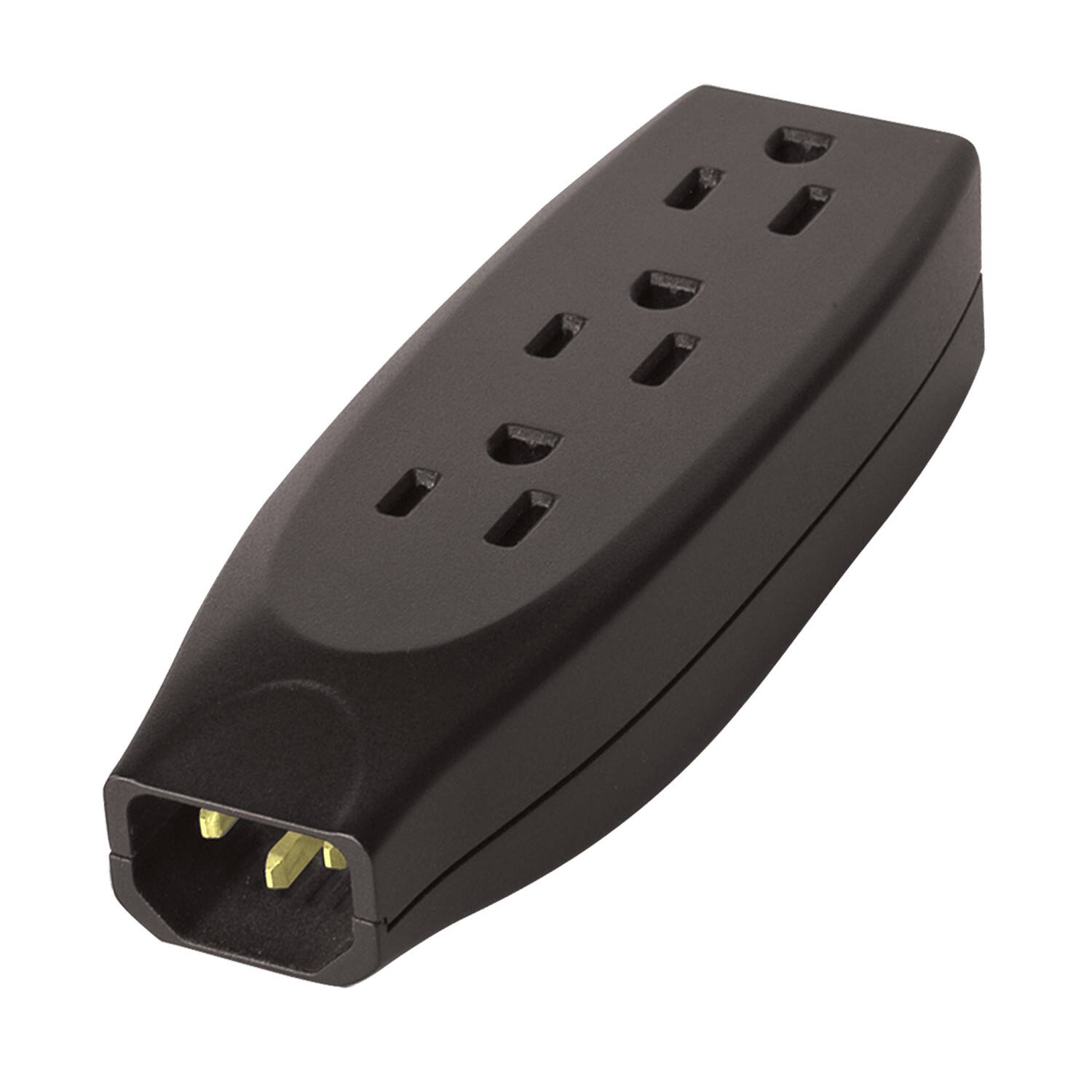 AudioQuest - IEC > 3US Power Strip Male IEC > 3 Female IEC - Black