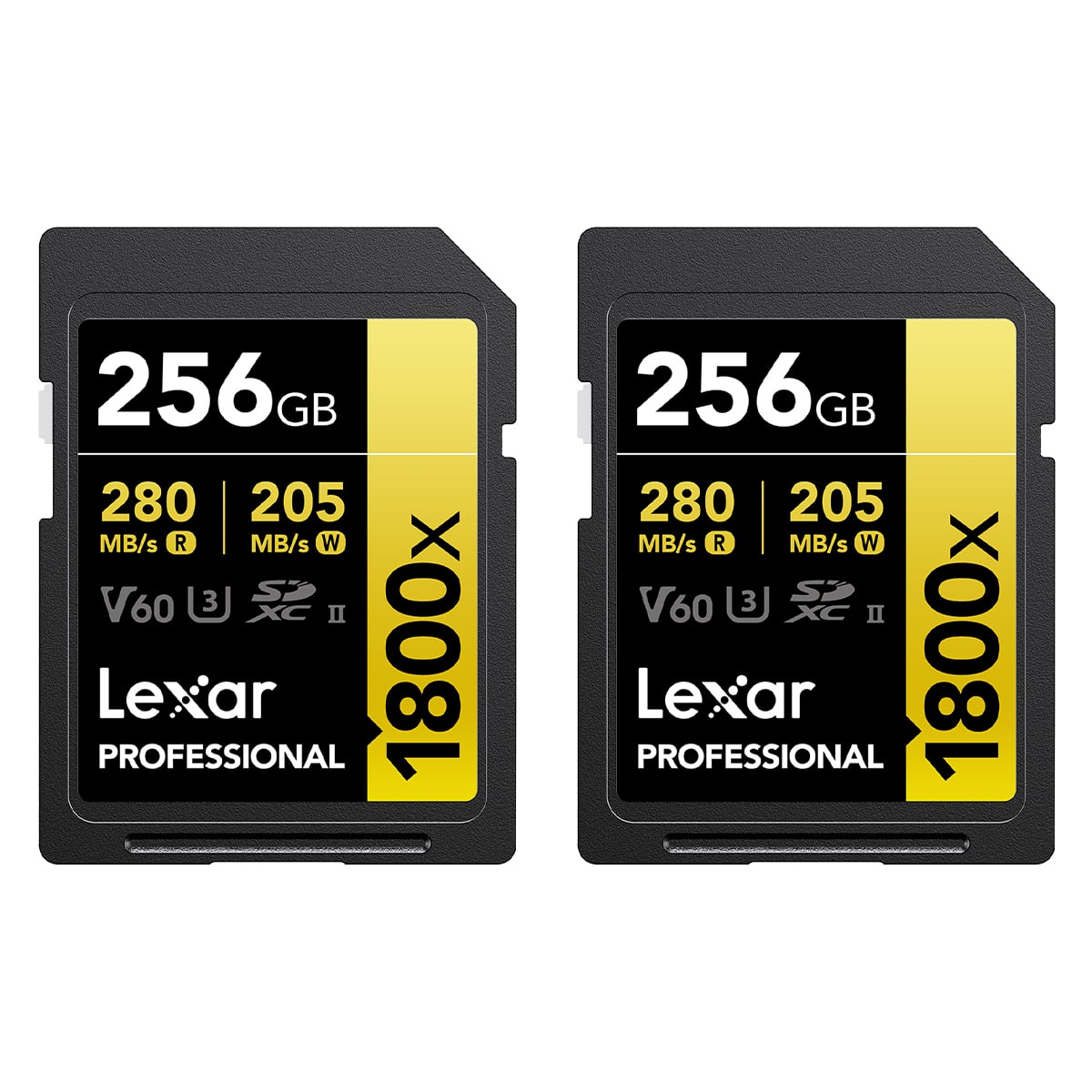 Lexar - GOLD Series Professional 1800x 256GB UHS-II SDXC Memory Card BUNDLE price history on PriceWatchPro