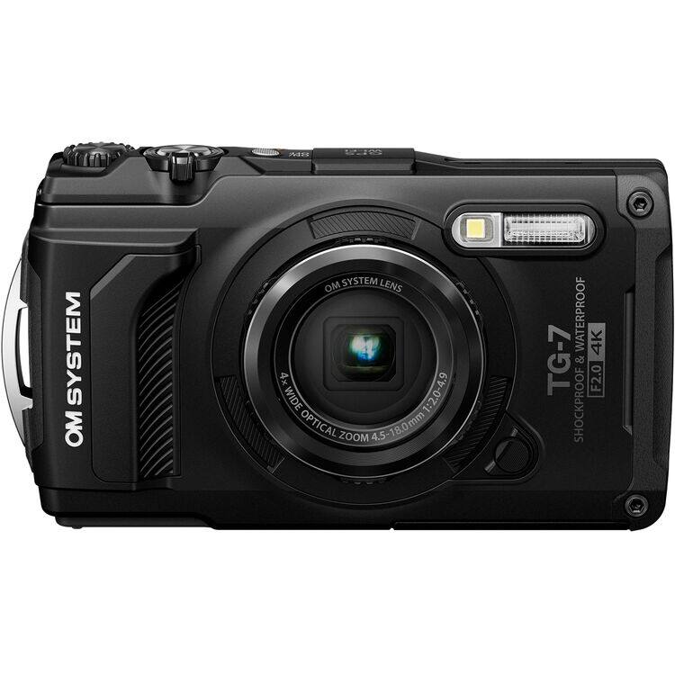OM SYSTEM OM SYSTEM LENS 4x WIDE 1:2.0-4.9 OPTICAL ZOOM 4.5-18.0mm WATERPROOF 4K TG-7 & F2.0 SHOCKPROOF