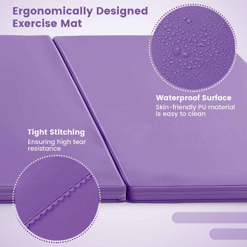 Ergonomically Designed Exercise Mat

Waterproof Surface
Skin-friendly PU material is easy to clean

Tight Stitching
Ensuring high tear resistance