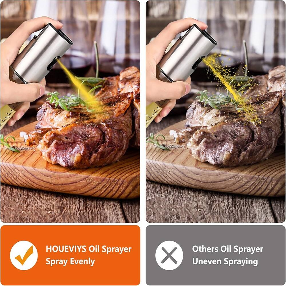 - HOUEVIYS Oil Sprayer Spray Evenly
- Others Oil Sprayer Uneven Spraying