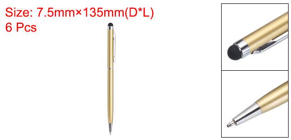 Size: 7.5mm x 135mm (D*L)  
6 Pcs