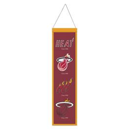 WinCraft - Miami Heat 8" x 32" Evolution Banner - Multicolor
