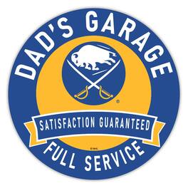 Fan Creations - Buffalo Sabres 16" Dad's Garage Wood Sign - Multicolor