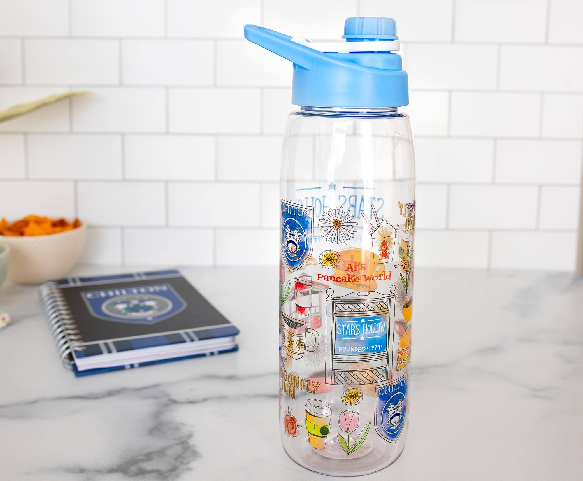 Sure, here is the corrected and grouped text from the image:

- Al's Pancake World
- Stars Hollow
- Founded 1779
- Chilly
- Ani Gonfly