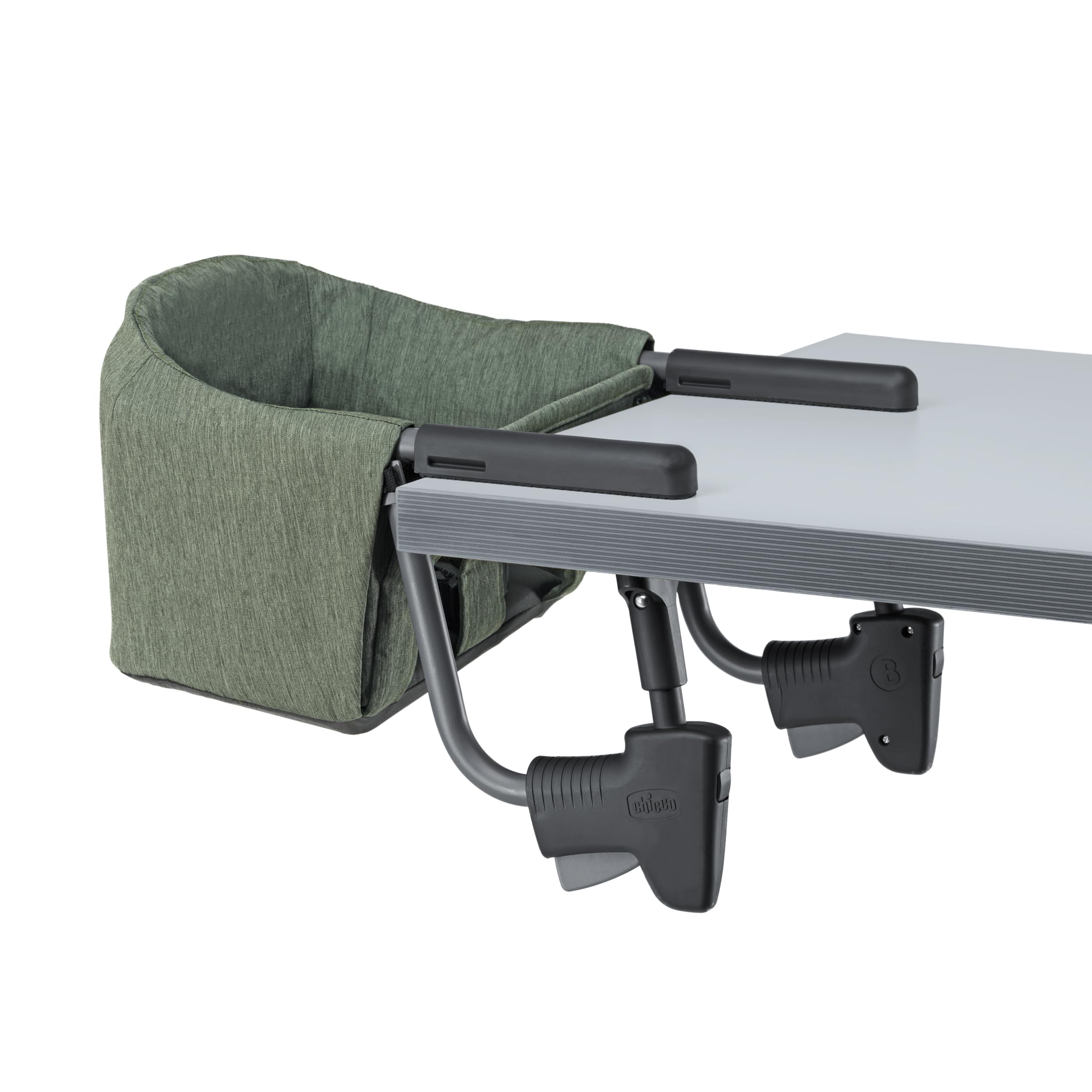 Front. JETRANSPORT - Fastlock 360 Rotating Hook-on High Chair Portable For And Sets Up In Seconds | Charcoal/grey - Moss Fastlock.