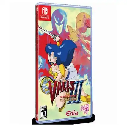 1. I MINTENDO VALIS II SWITCH FANTASY NVU VONT CO27 THE FANTASI
2. UN LOE TEEN JiMTER T Edia RUN ESRB
Corrected text based on the image:
1. I MINTENDO VALIS II SWITCH FANTASY NVU VONT CO27 THE FANTASI
2. UN LOE TEEN JiMTER T Edia RUN ESRB
The text appears to be a mix of correct and incorrect characters, possibly due to a typing error or OCR misinterpretation. The corrected text should be:
1. I MINTENDO VALIS II SWITCH FANTASY NVU VONT CO27 THE FANTASY
2. UN LOE TEEN JiMTER T Edia RUN ESRB - T (Teen 13+)