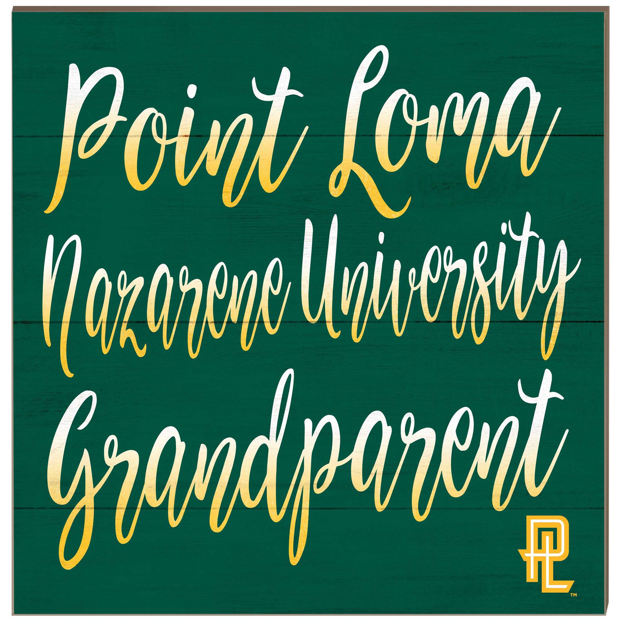Point Loma Sea Lions 10'' x 10'' Grandparent Plaque