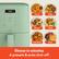 Air fry, Bake, Roast, Reheat, Dehydrate, Broil, Dinner in minutes 6 presets & auto shut-off
