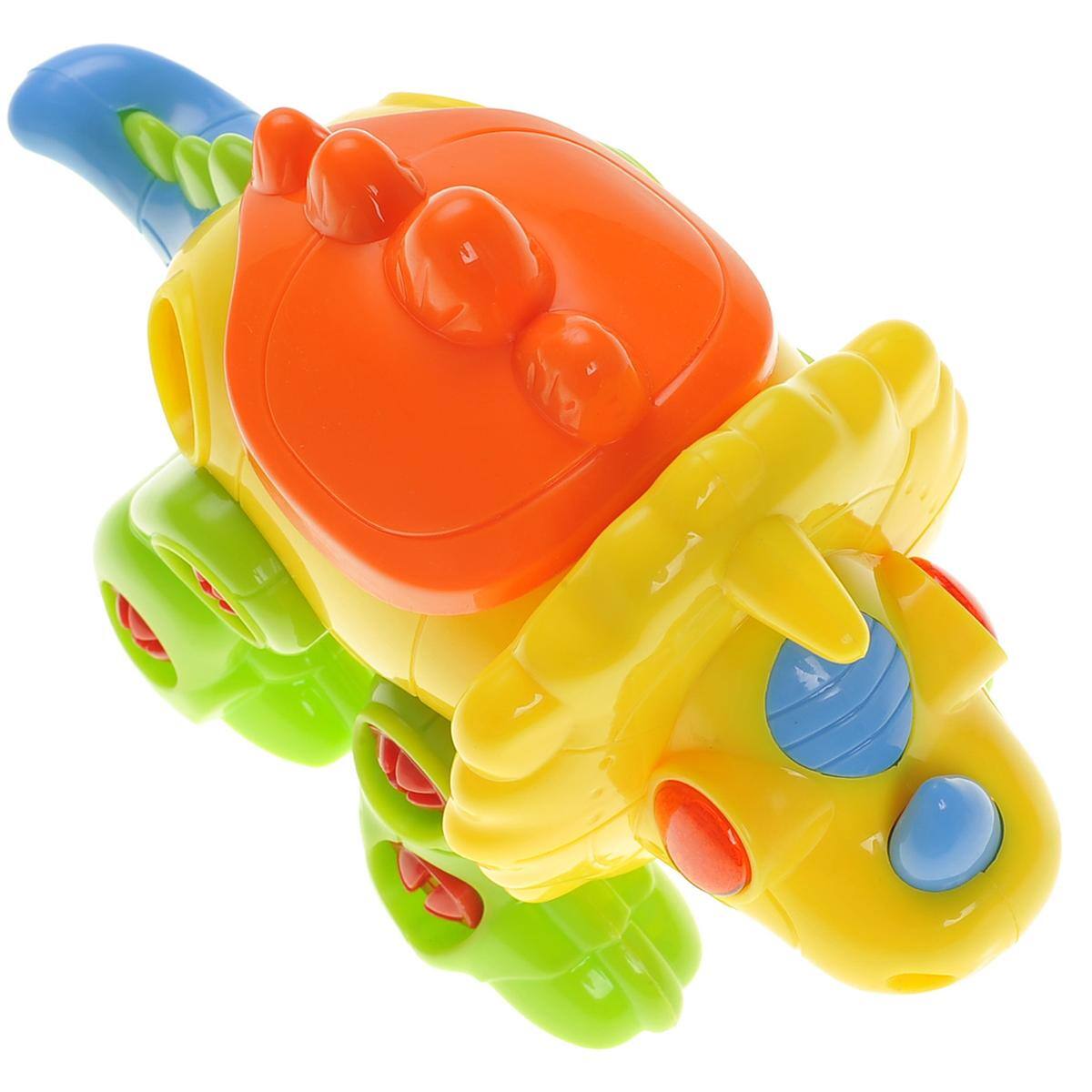 Back. JuzToys - Dinosaur Toys for Kids 3-5, Take Apart Dino Building Set with Screwdriver, Sound & Light Effects - Multi.