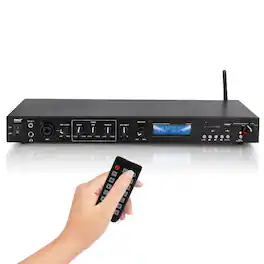 PYLE - Bluetooth Preamplifier Receiver - Black