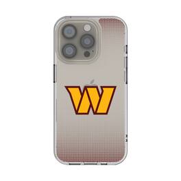 Keyscaper - NFL - Washington Commanders Linen Logo iPhone Clear Case - 16e - Multicolor