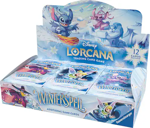 Disney Lorcana Trading Card Game
12 Cards Per Pack
Lorcana Game
WinterSpell Additional Game Cards
Ravensburger